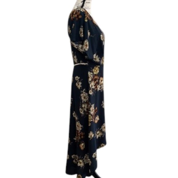 Leith Floral Hi Lo Wrap Dress - Picture 2 of 11